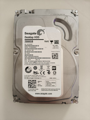 Seagate Barracuda ST2000DM001 3,5'' HDD, 2 TB, 7200 RPM, 32 MB Cache Top!
