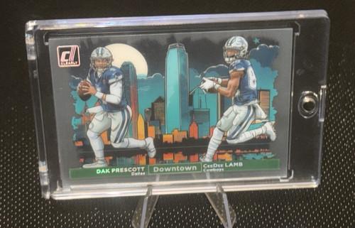 CeeDee Lamb / Dak Prescott #1 2024 Clearly Donruss Downtown Duos card