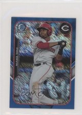 2015 Bowman The Farm's Finest Chrome Mini Shimmer Refractor Blue Phil Ervin 0l4h