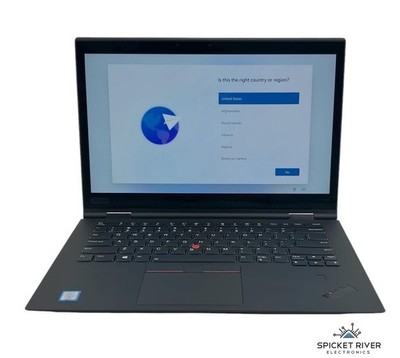 Lenovo ThinkPad X1 Yoga Gen 3 Quad Core i7-8650U 256GB SSD 16GB RAM - NO BATTERY