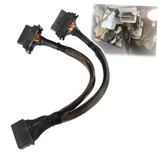 B6 OBD2 Splitter, 16-pin OBD II Splitter Extension Cable, 1 Male to 2 Female