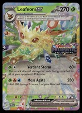 mega leafeon pokemon card Amazon.com: Pokemon - Leafeon ex 006/131 – Prismatic Evolutions – Tera  Double Rare main image 0