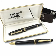 Montblanc Meisterstuck 146 14k Nib Fountain & Ballpoint Pen Lot of 2 #X1222-1