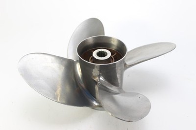 LFS4L17PCL200 Mercury Mariner 16 x 17 Stainless Propeller 135-300 HP LH 6 MO WTY