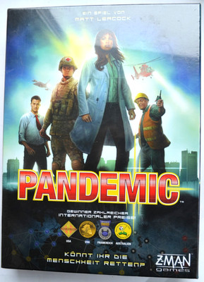 Pandemic Brettspiel NEU/ OVP Unbespielt Vollständig Z-Man DAS Corona Spiel