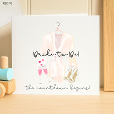 Bride to Be Card Fun Bachelorette Party Gift Wedding Shower Card Cute Bridesmaid
