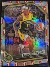 2025 Panini Prizm WNBA - Erica Wheeler #125 WNBA Logo Prizm Seattle Storm