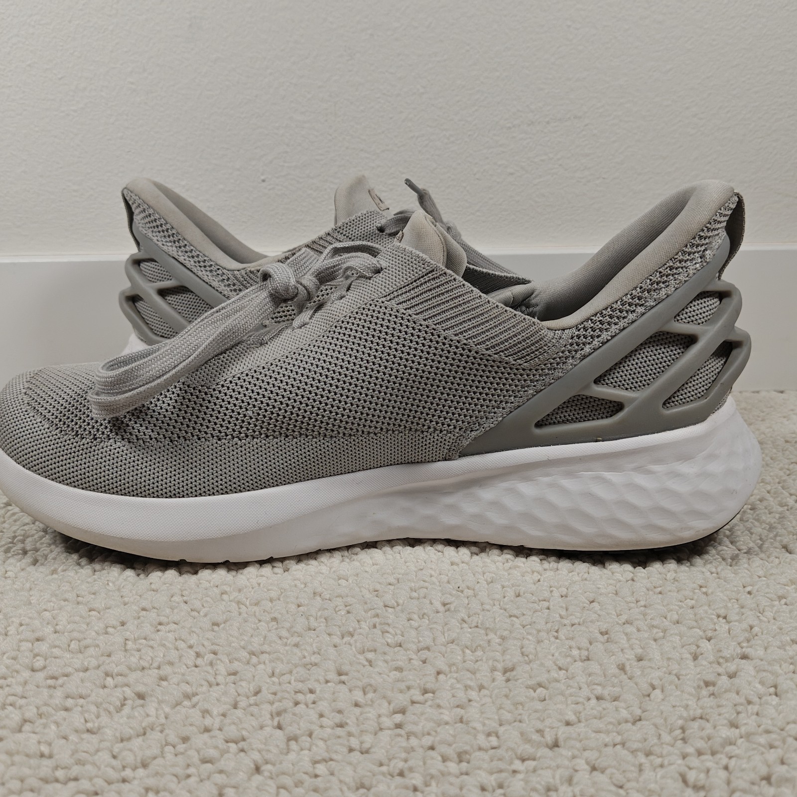 SAOLA Scarpe Kizik Athens uomo 9 5W donna 11W grigio rete slip on mani libere stringate