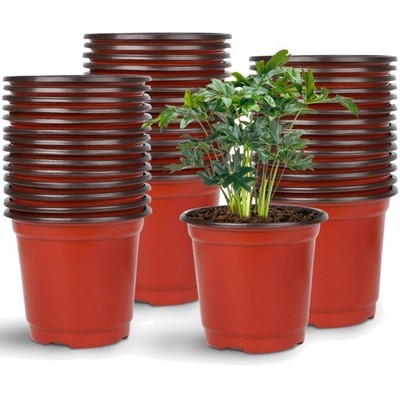 Kunststoff Blumentöpfe 75 Stück 10cm Garten Pflanztöpfe Anzuchttöpfe Setzlinge