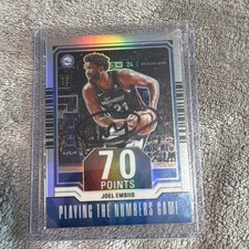 Panini Contenders Optic Playing Numbers Joel Embiid Prizm #2 76ers Basketball