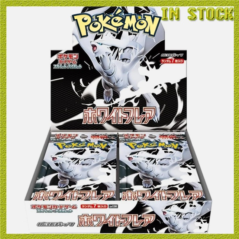 WHITE - FLARE Booster Box SV11W Factory Sealed JP Pokemon SHIPS ASAP