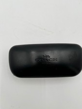 COACH Sunglass Eyeglass Eyewear Black Hard Shell Eyeglasses Case Only