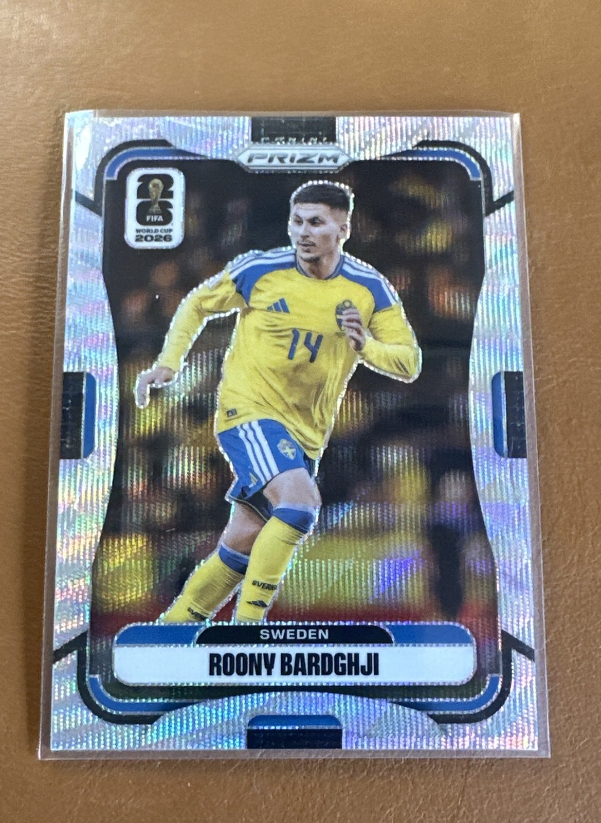 2026 Panini Prizm Fifa World Cup - Roony Bardghji #496 Wave Prizm