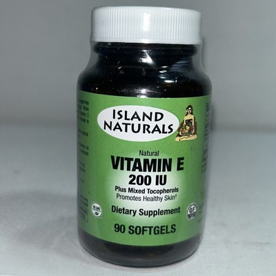 Sealed Island Naturals Vitamin E, 200 IU, Healthy Skin, 90 Softgels 