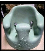 Bumbo Infant Floor Seat Baby Sit Up Chair with Adjustable Harness, Hemlock Green