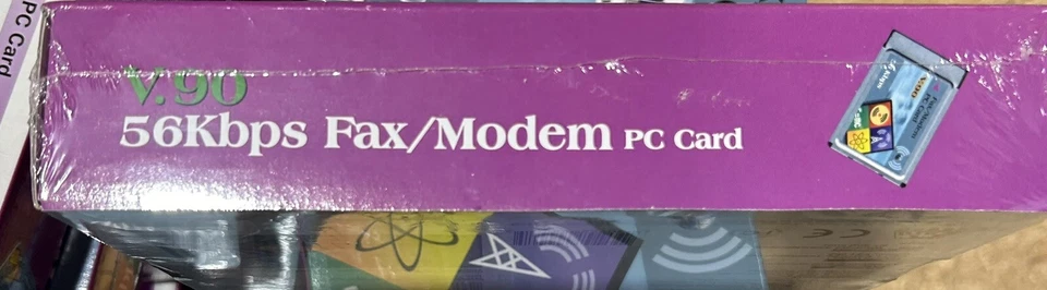 NEW Sealed Box 56Kbps V.90 PC Fax Modem PC Card - Free Shipping - Image 4 of 4