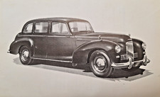 HUMBER PULLMAN LIMOUSINE & IMPERIAL MkIII ORIG. 1951 OWNERS INSTRUCTION HANDBOOK