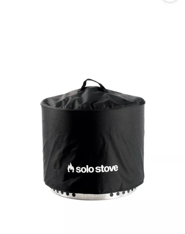 Solo Stove Bonfire Shelter - Weather-Resistant Round Cover  Black