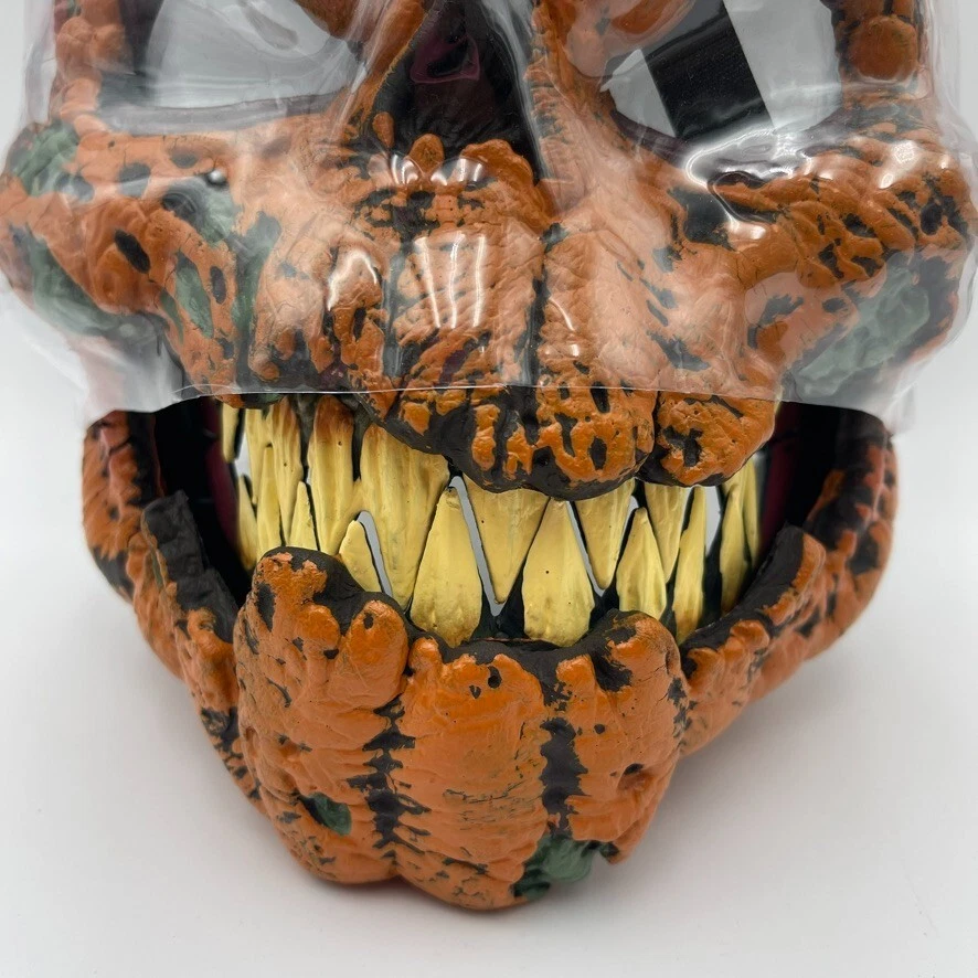 Dark Harvest Pumpkin Any Motion Halloween Mask California Costume Collection NEW - Image 2 of 4