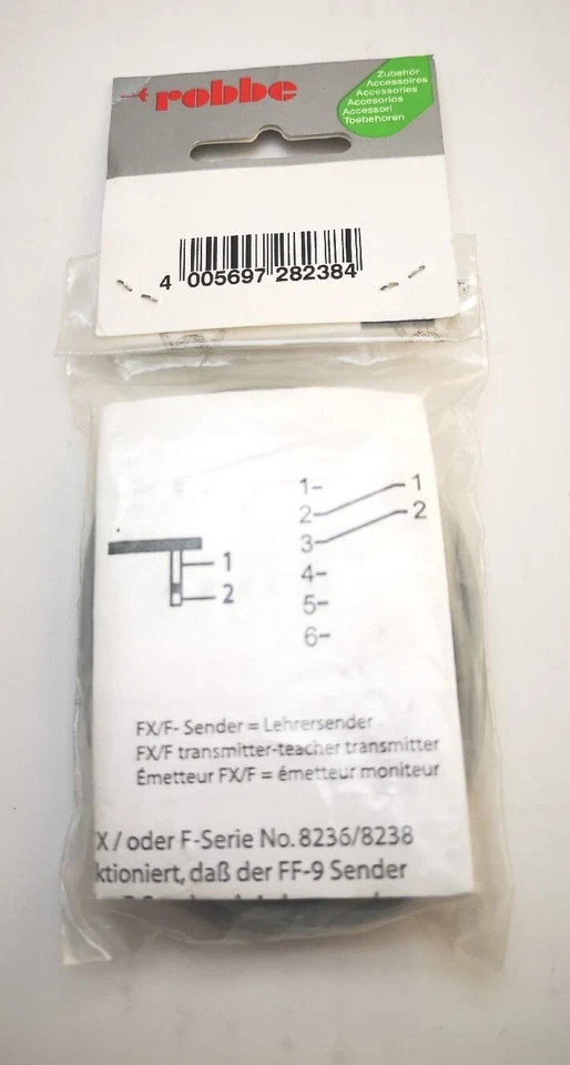 Trainerkabel Robbe Sender FF-9 F-serie 3,5 mm  Robbe-Nr.   8238    S-T3 - Bild 2 von 2