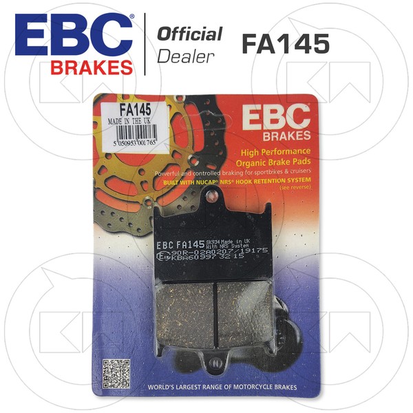 BremsbelÄGe Vorn Organisch EBC FA145 FüR Suzuki GSX-R 750 1988 - 1993-image