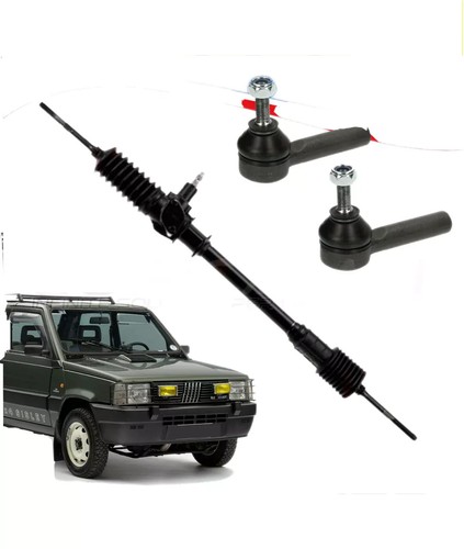 SCATOLA STERZO + 2 TESTINE STERZO FIAT PANDA Tutti Modelli Dal 1985 al 2002