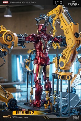 1918: ZD Toys 1/10 Suit-up Gantry with Iron Man MK4 Action Figure