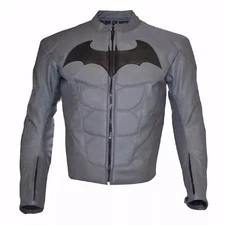 Batman The Dark Knight Rises Motorcycle Leather Jacket Batman vs Bane Jacket
