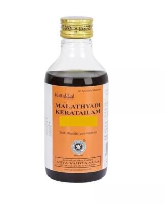 Kottakkal Malathyadi Kera Tailam (200ml) | Hair Quality & Dandruff
