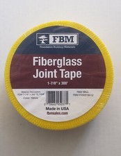 DRYWALL SHEETROCK JOINT TAPE MESH YELLOW 300 FEET 1-7/8 SELF ADHESIVE FIBERGLASS