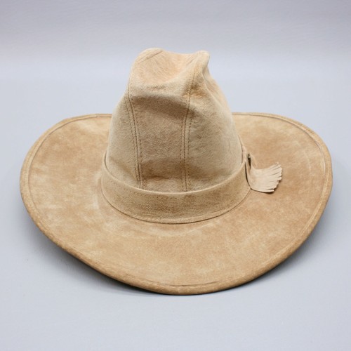 Sombrero de silla de montar Henschel Western's para hombre pequeño vaquero bronceado Millinery ala 3,5" - EE. UU. - Imagen 6 de 11