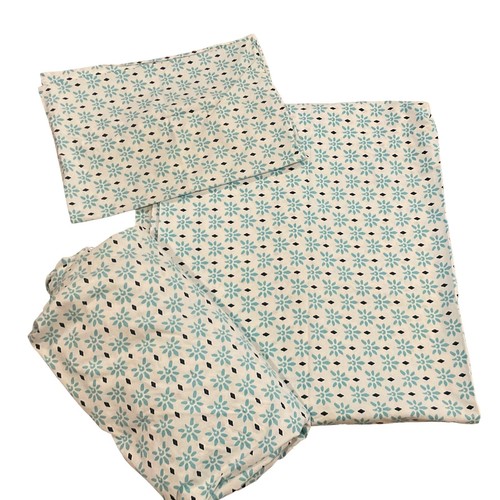 Pottery Barn Teen Lennon & Maisy Bohemian Block Print Sheet Set PB Teen Sz Twin.