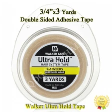 Walker Ultra Hold Tape Hair Systems Toupee Wigs Double Sided Tape 3/4" X 3 Yards