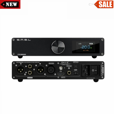 SMSL DO300 ES9039 Bluetooth Decoder HiFi Enthusiasts DAC with IPS Display Screen