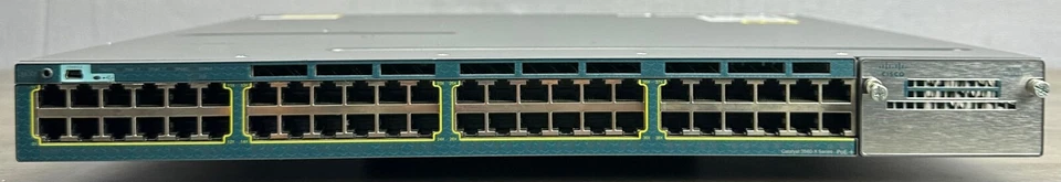 Cisco WS-C3560X-48P-L 48 Port 3560X PoE Gigabit Switch - Same Day Shipping - Image 3 of 4