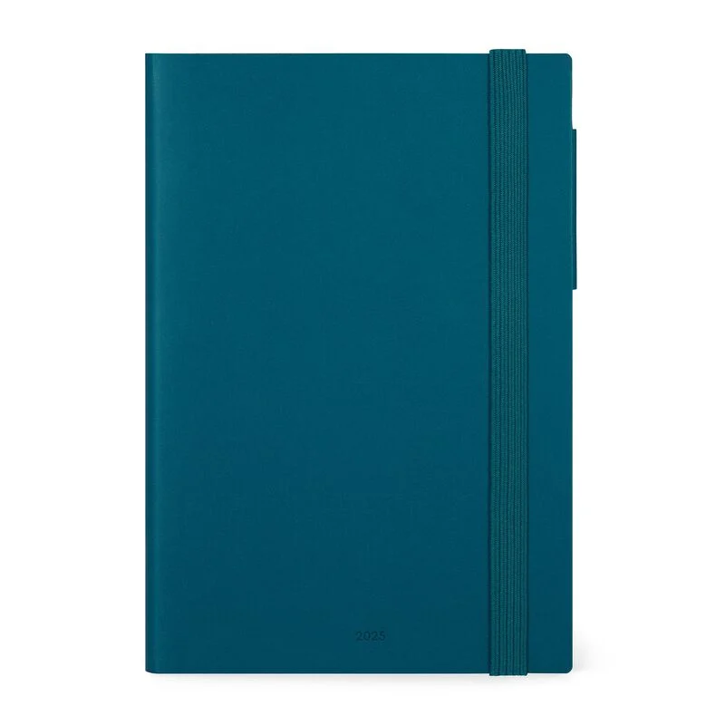 AGENDA MEDIUM WEEKLY DIARY 12 MONTH 2025 - TEAL BLUE LEGAMI