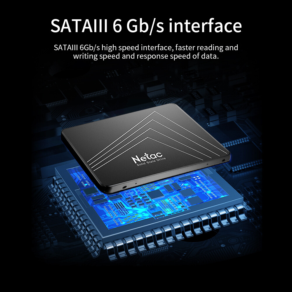 Netac 1TB Internal SSD 2.5'' SATAIII M.2 NVMe PCIe3.0 Solid State
