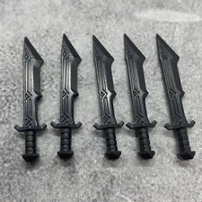 5pack Dwarf Sword Blocks Weapons Accessories for Minifigures B71007