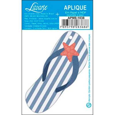 Flip Flop Sandals Right Wood Ornament Decor Crafts Hobby Scrap