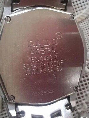 RADO DIASTAR 160.0440.3 STUNNING SWISS TIMEPIECE RARE DRESS WATCH