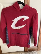 TEEN BOY CLEVELAND CAVALIERS CAVS NBA Hoodie Size Large 14/16 MAROON
