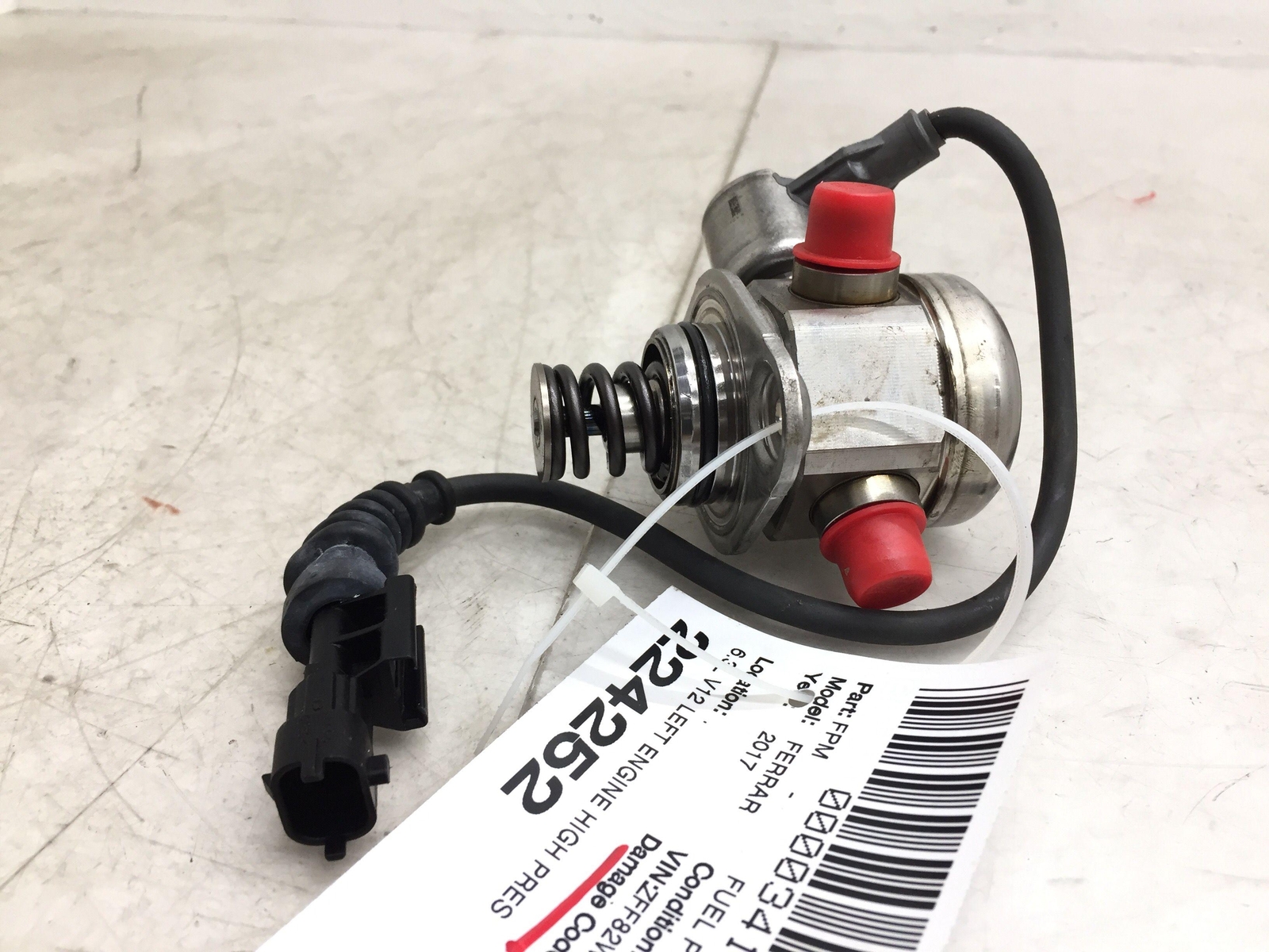 FERRARI GTC4LUSSO 6.3L V12 LEFT ENGINE HIGH PRESSURE FUEL INJECTION PUMP 290032
