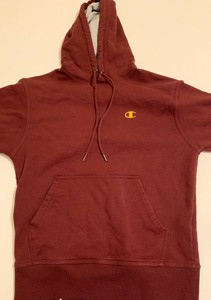 men's champion maroon hoodie