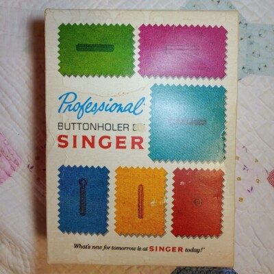Vintage 1973 Singer Professional Buttonholer for Vertical Needle Zig Zag Sewing