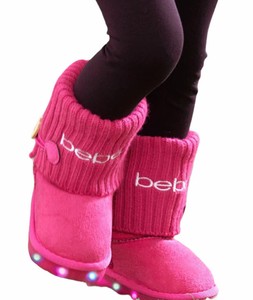 pink bebe boots