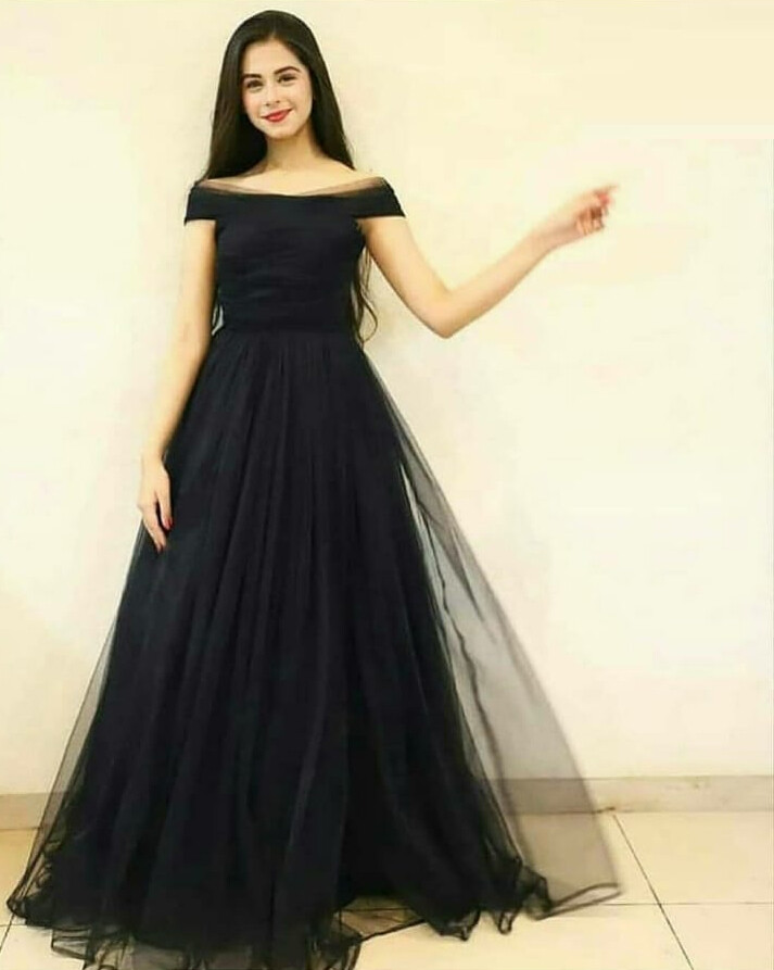 Western Net Gown Design Indowestern Gown Sky Blue Net Gown Sky