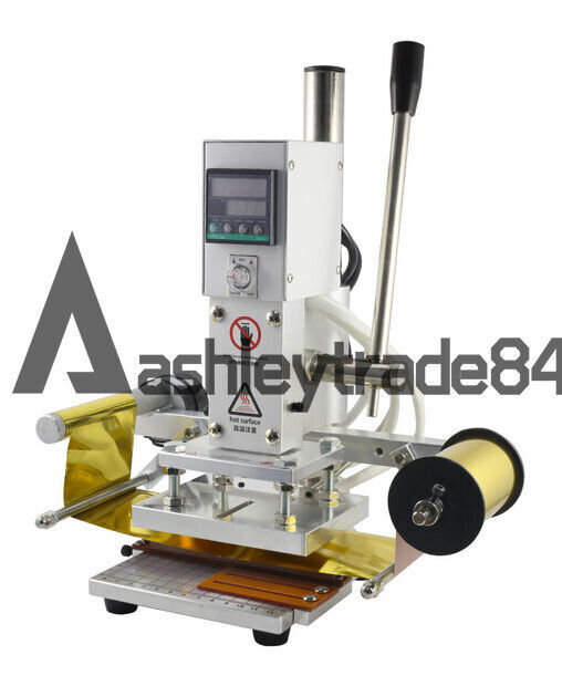1PCS NEW Hot Foil Leather Embossing Stamping Machine 10*13CM 110V #W3