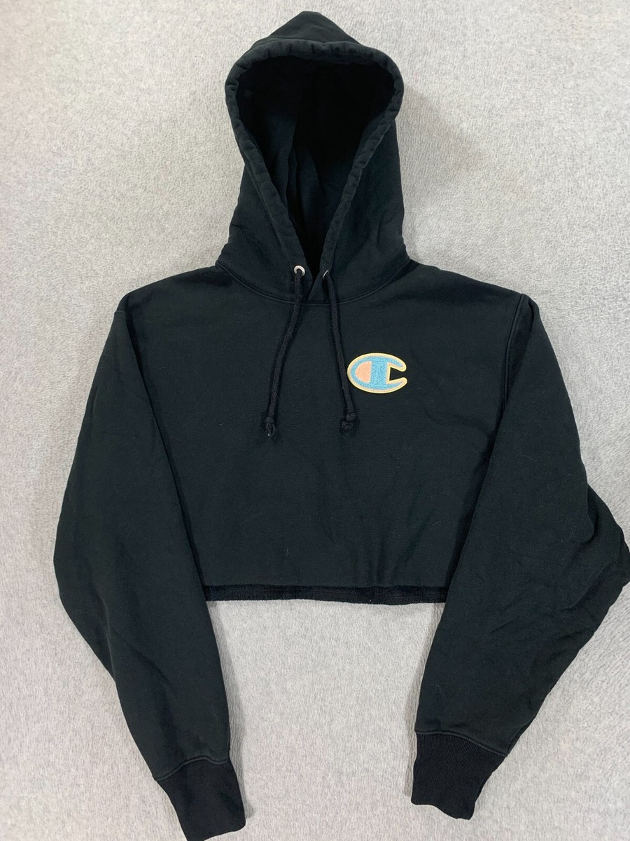 Womens Hoodies Champion Reverse Weave Cut Off Hoodie Champion