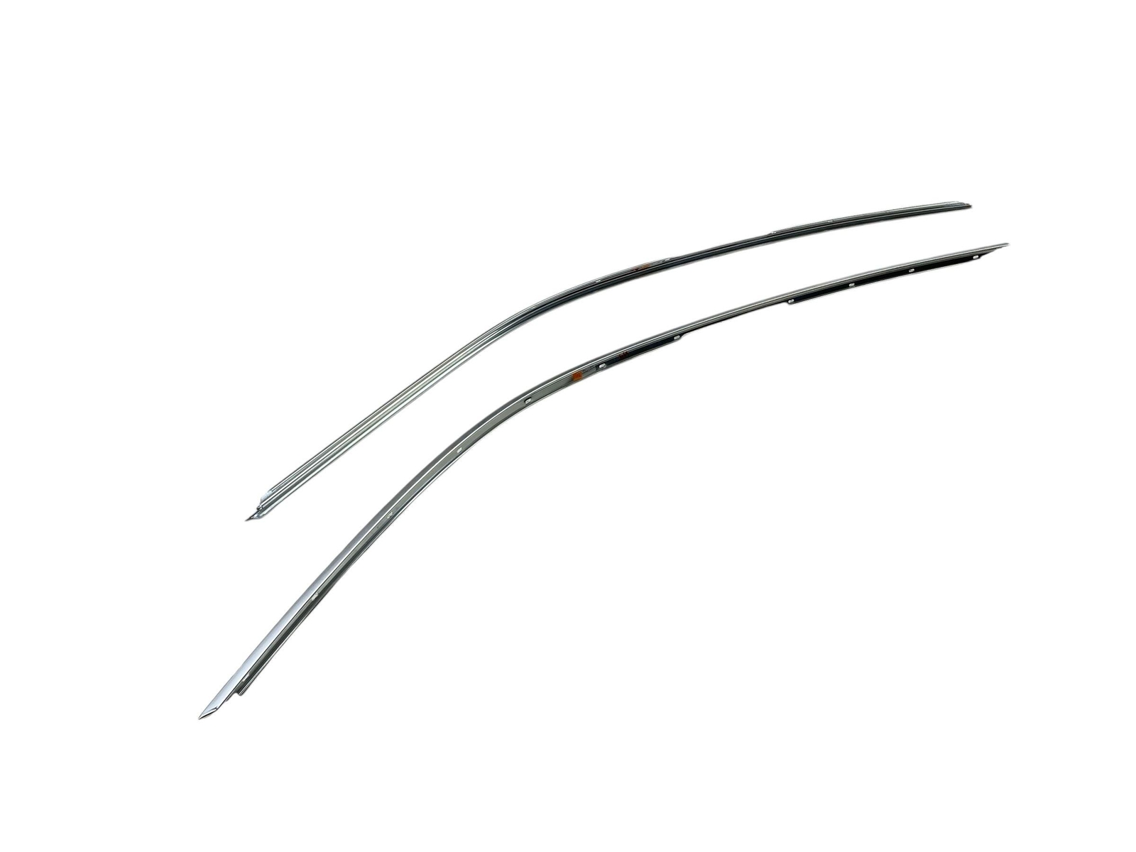 2017-2024 MASERATI LEVANTE LEFT & RIGHT UPPER ROOF DRIP MOULDING TRIM SET CHROME