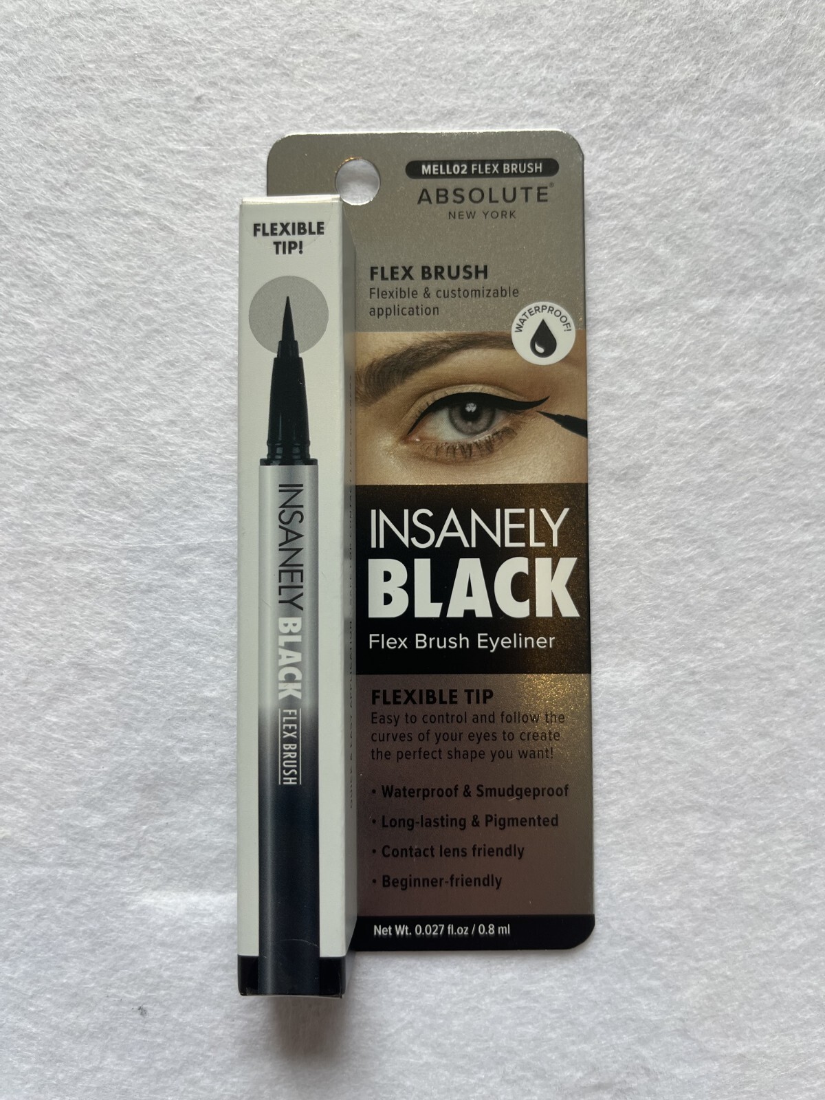 Absolute New York Insanely Black Flex Brush Liquid Eyeliner